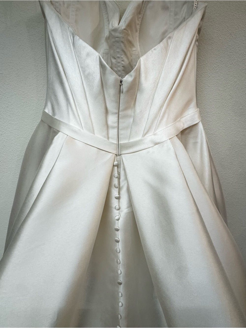 Casablanca Le Blanc Strapless Bridal Ballgown with Front Slit - Picture 8 of 8
